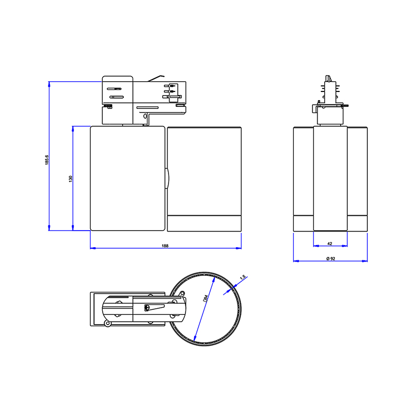 7W-50W UL مصدّق عاكس Dimmable يقود بقعة إضاءة أبيض داخليّ إنارة