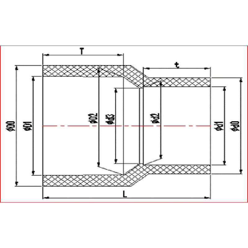 UPVC المخفض