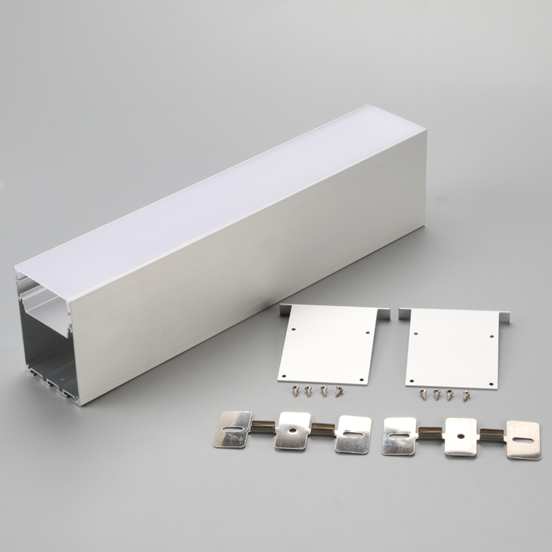 مقذوف الألومنيوم U قناة LED قطاع خطي الشخصي