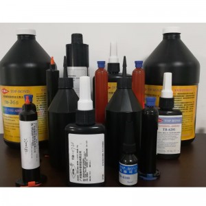 tb-6103 زجاج كريستال منطقة رباط لاصق للأشعة فوق البنفسجية