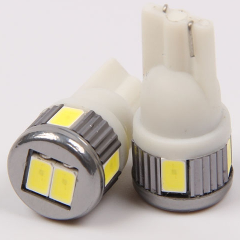 T10 إسفين W5W 168 194 6SMD 10SMD 5730 استبدال الصمام مصابيح السيارات