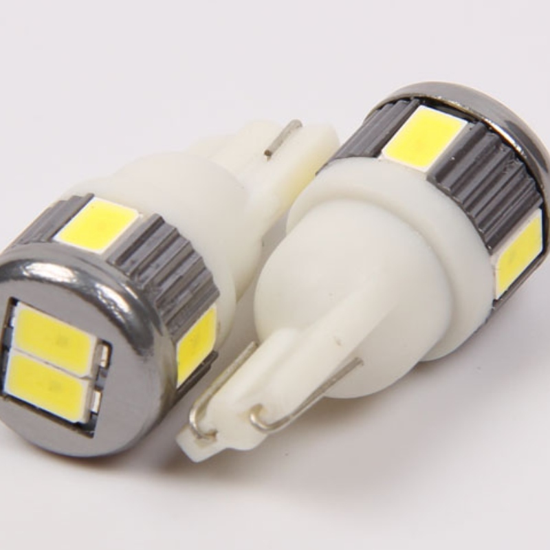 T10 إسفين W5W 168 194 6SMD 10SMD 5730 استبدال الصمام مصابيح السيارات