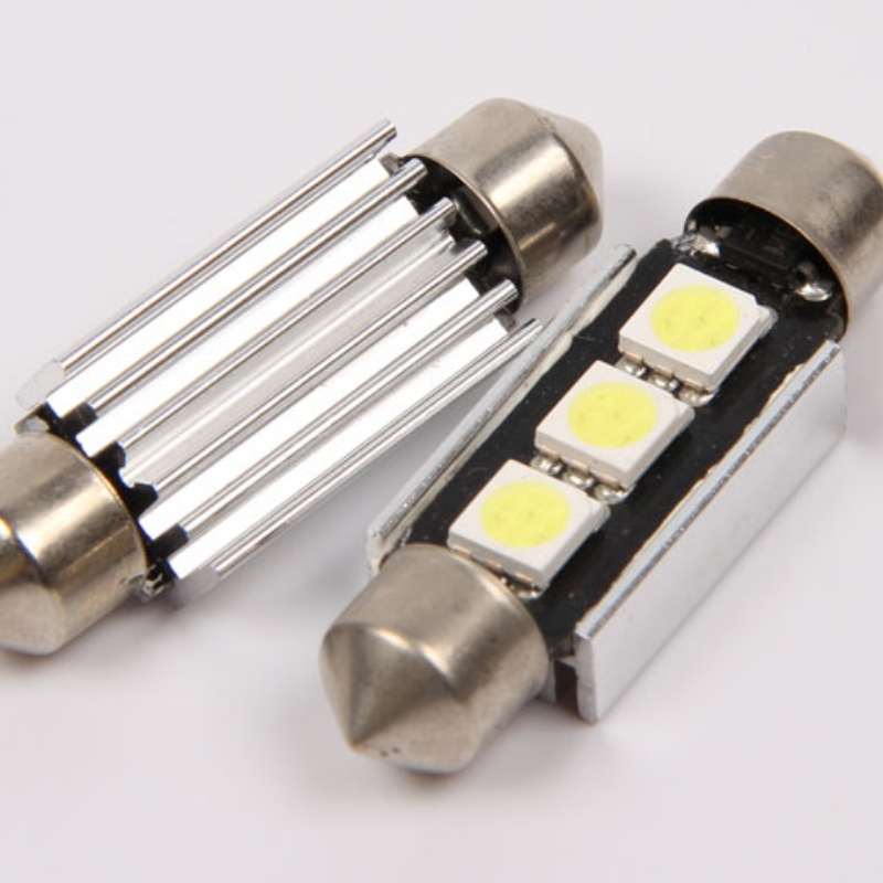 في canbus خطأ 5050 3smd 36mm أدى لمبة اكليل