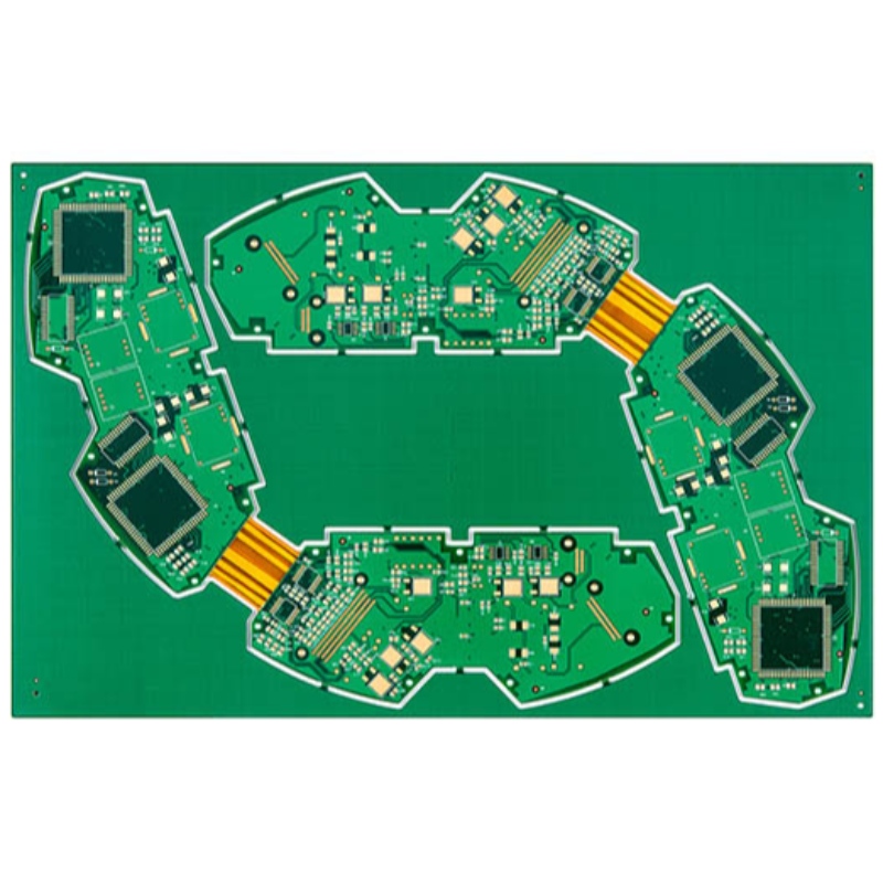 لوحة الدوائر المطبوعة PCB مرنة مع الحبر الأخضر قناع اللحيم