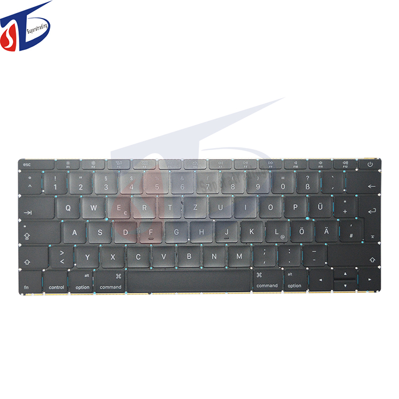 Brand New Keyboard with Arabic, German.French, Spain, Switzerland, Italy, Norway for Apple Macbook Pro Retina 12'' A1534