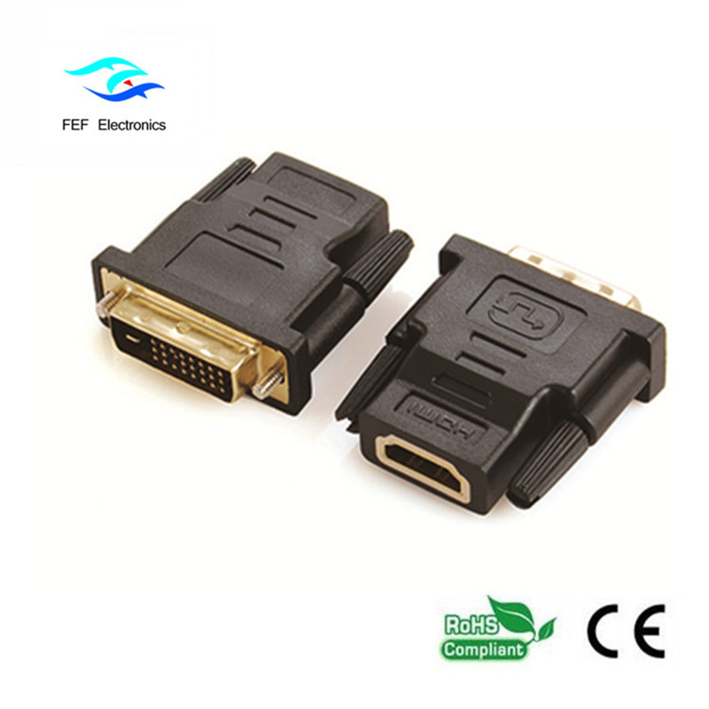 DVI (18 + 1) ذكر إلى محول HDMI الإناث كود: FEF_HD-001