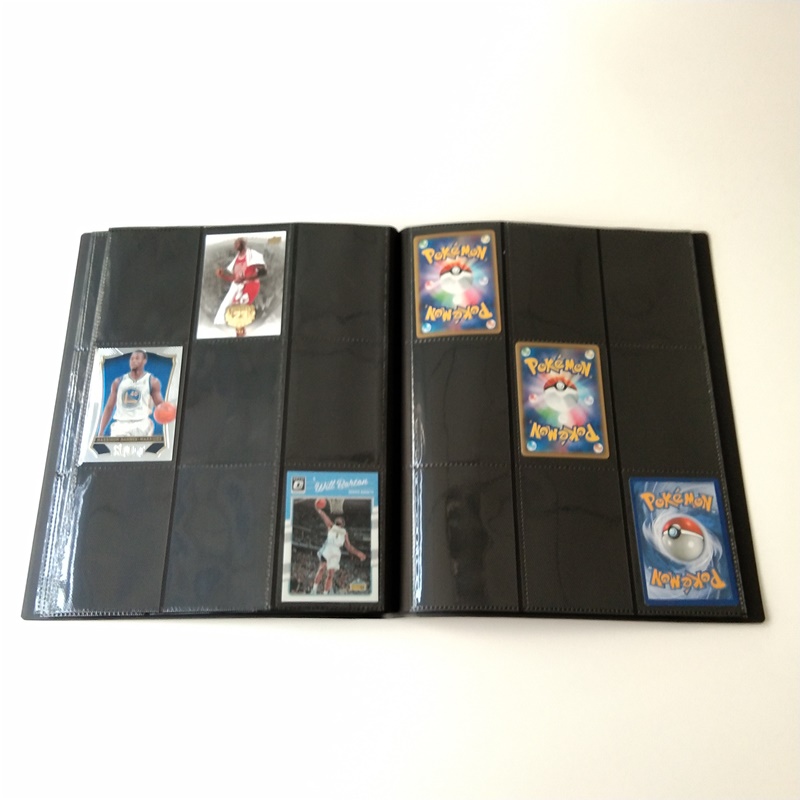 9-Pocket Poly Black Collector Card Binder Albums for MTG / YGO / Sport Cards