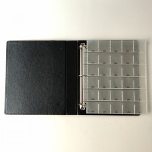 هواة جمع العملات في حافظات تخزين الألبوم لعملات تذكارية مدية