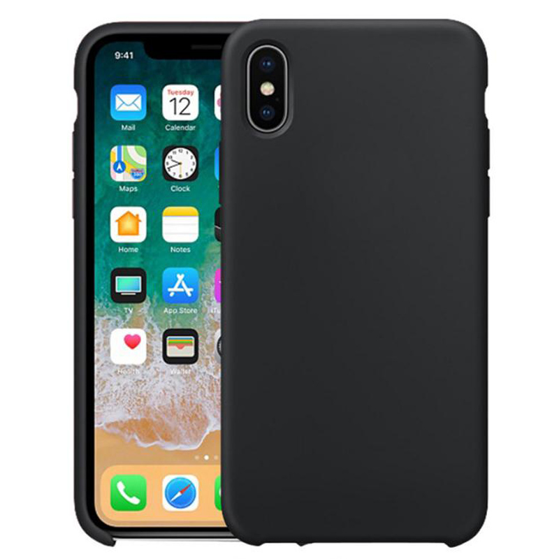 2019 حالة وصول جديدة السائل سيليكون ل Xr XS MAX حالة الهاتف سيليكون الأصلي مع الشعار