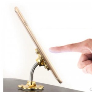 سيارة الإبداعية الهاتف المحمول الملاحة قوس سطح المكتب الجديد مصاصة الهاتف المحمول قوس يهز صوت يد سريع