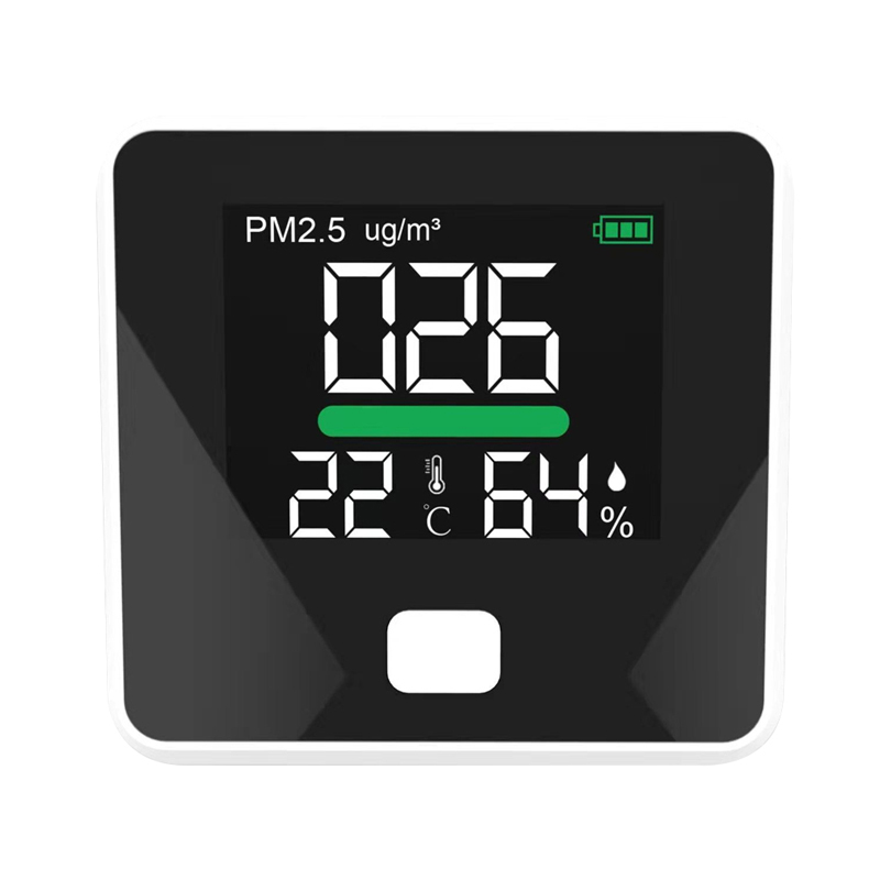 2019 المبيعات الساخنة جودة الهواء كاشف PM2.5 hcho المهنية الفورمالديهايد آاكي مراقب كاشف tvoc مع بطارية ليثيوم قابلة للشحن اختبار دقيق