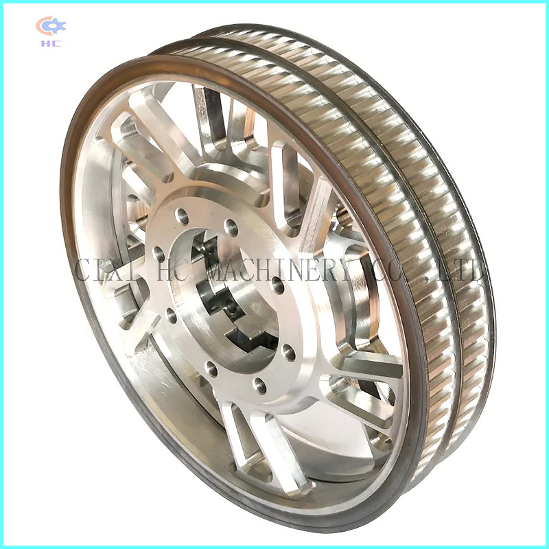 الفولاذ المقاوم للصدأ 12mm تتحمل htd 3m 30t البكرة