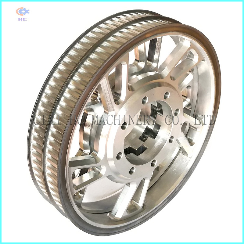 الفولاذ المقاوم للصدأ 12mm تتحمل htd 3m 30t البكرة