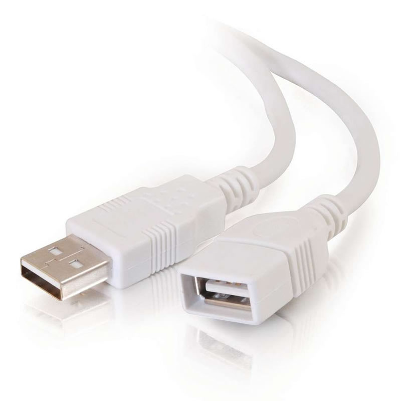 USB 2.0 A ذكر إلى أنثى تمديد كابل