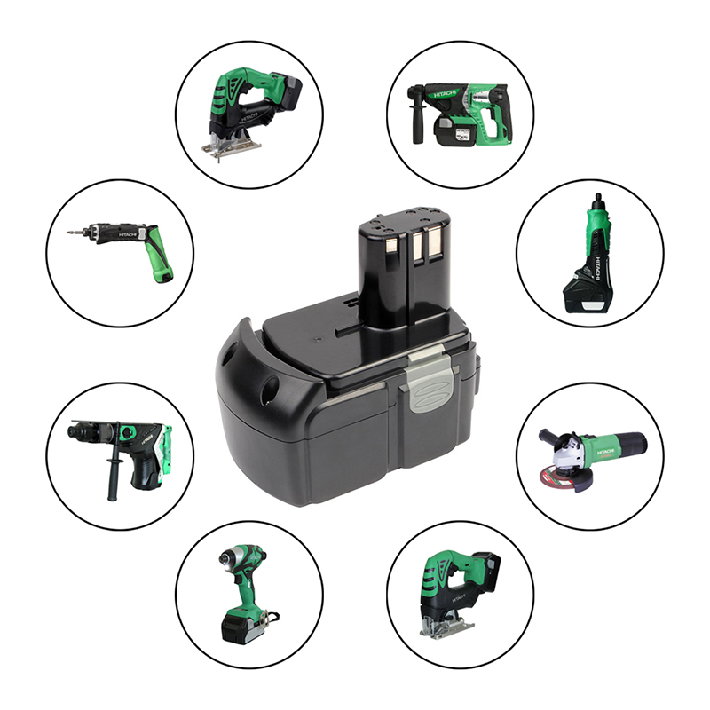بطاريات أدوات اللاسلكي عبر الإنترنت ، بطارية ليثيوم أيون 18v 3000mAh لشركة Hitach BCL1830 ، EBM1830