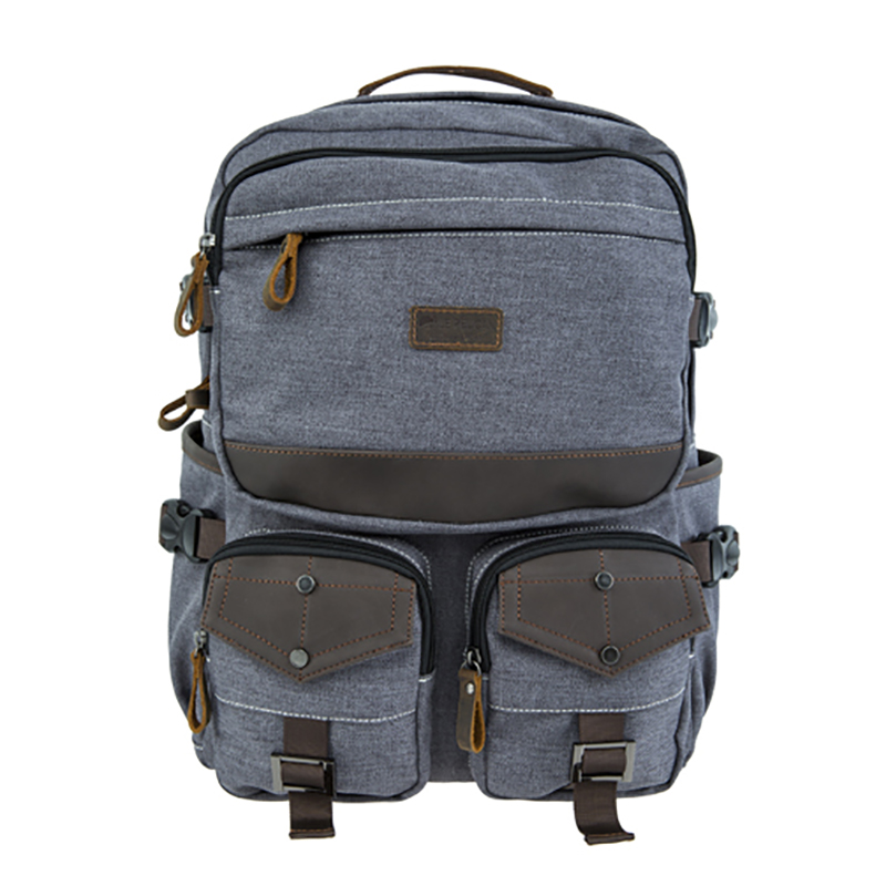 18SC-6890D حار بيع تصميم الجلود تقليم قماش عودة حزمة خمر bagpack حقيبة قوانغتشو قوانغتشو ظهره للشباب