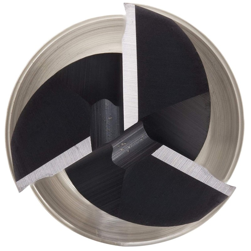 طاحونة نهاية الأنف مربعة الشكل من Carbide ، بوصة ، TiAlN Finish ، خشن وتشطيب ، 30 اللولب 30 درجة ، 3 المزامير ، 1.5 
