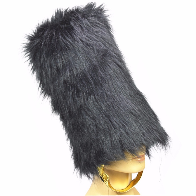 الشركة المصنعة تبيع قبطان قبعة الحرس البريطاني Plush Black Knight HAT مباشرة