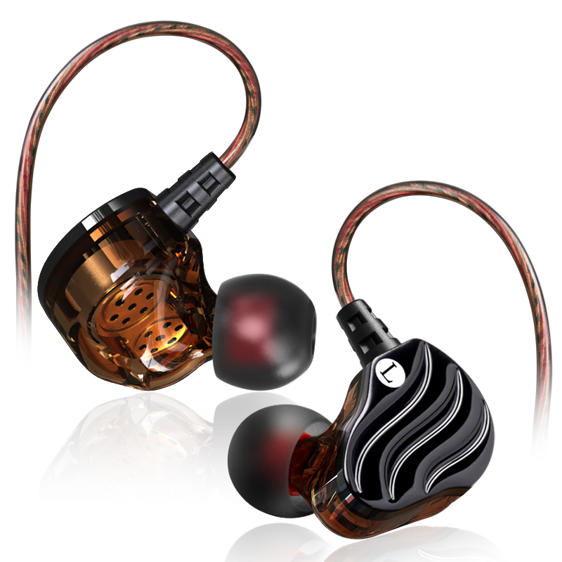 2018 Dual Driver HiFi Earhook Stereo Earbud