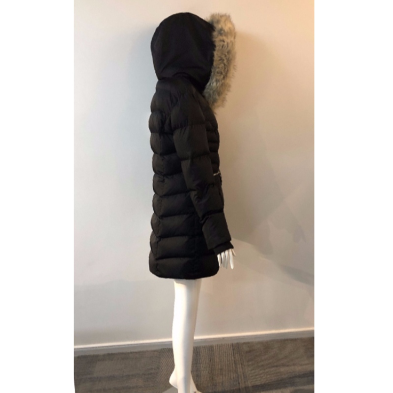 سيدات PUFFER COAT باللون الأسود RLWPC0077