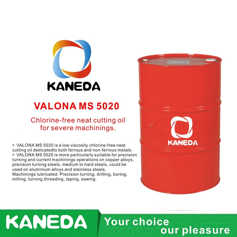 KANEDA VALONA MS 5020 زيت تقطيع خالٍ من الكلور خالٍ من الكلور من أجل الآلات الشديدة.