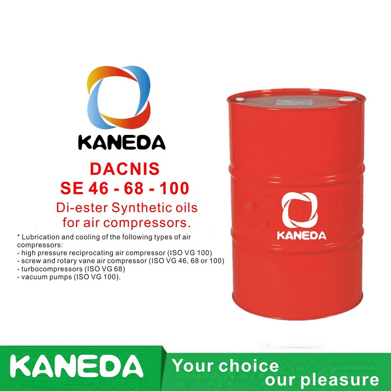 KANEDA DACNIS SE 46 - 68 - 100 Di-ester زيوت صناعية لضواغط الهواء.