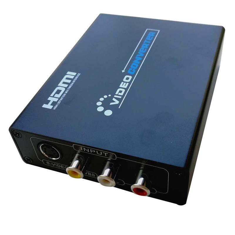 AV + S-Video to HDMI Converter 1080P