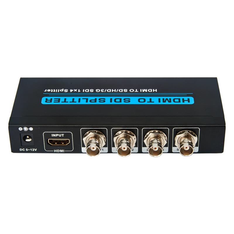 HDMI إلى SD / HD / 3G SDI 1x4 SPLITTER دعم 1080P