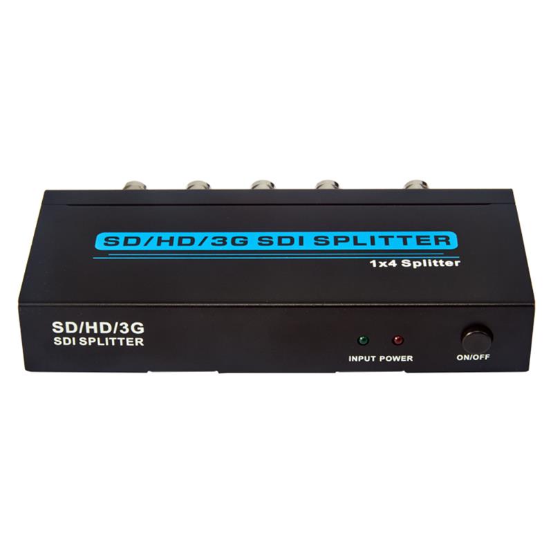 SD / HD / 3G SDI 1x4 SPLITTER دعم 1080P