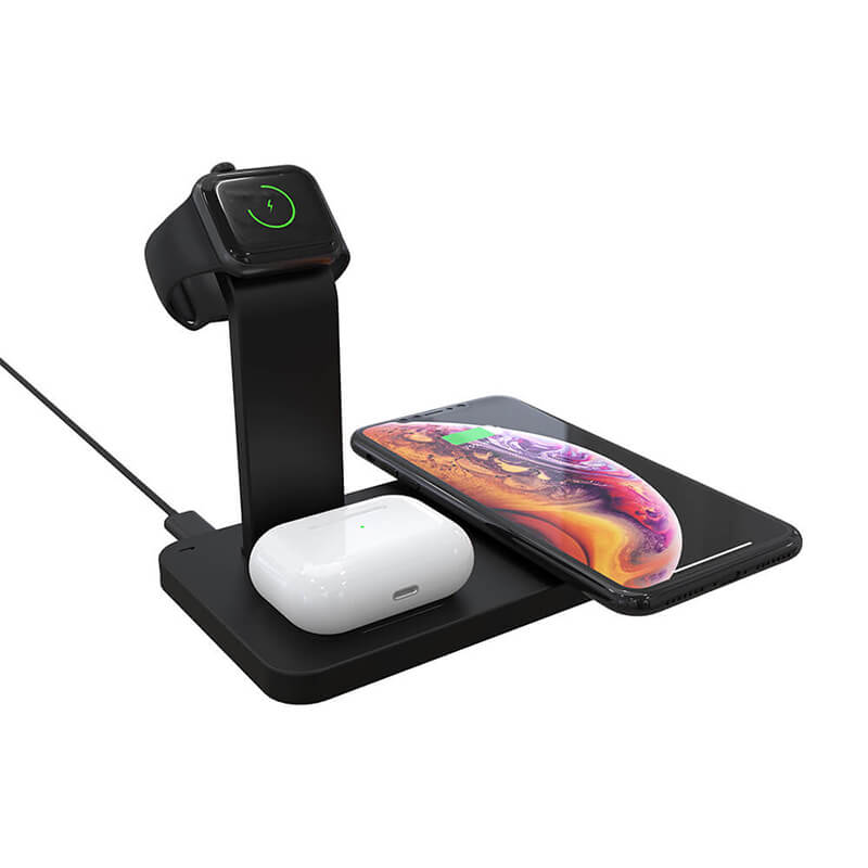 محطة شحن لاسلكية 3 في 1 (لأجهزة iPhone و Airpods و Apple Watch)