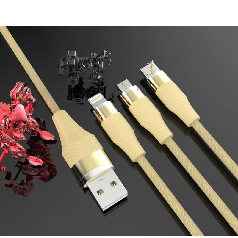 كابلات الهاتف المحمول جديلة النسيج USB 2.0