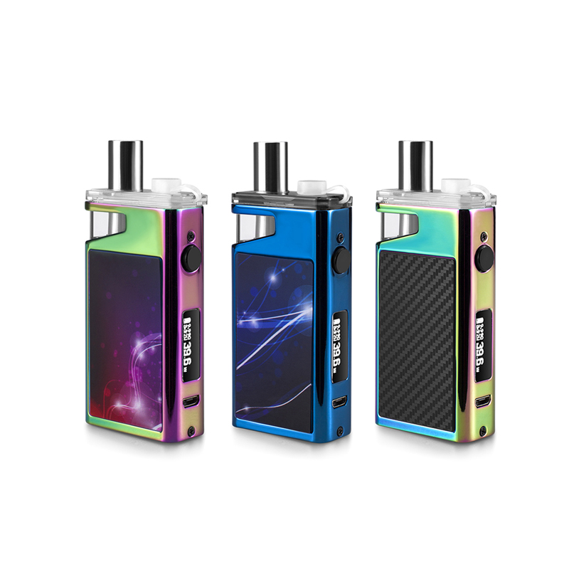 الأكثر مبيعا نظام جراب موديل Vape عدة 40W 1100mah ، مع دورة في الدقيقة شبكة لفائف 5ml قدرة كبيرة