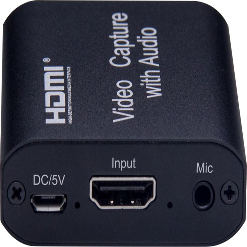 V1.4 HDMI Video Capture مع HDMI Loopout ، صوت 3.5 ملم