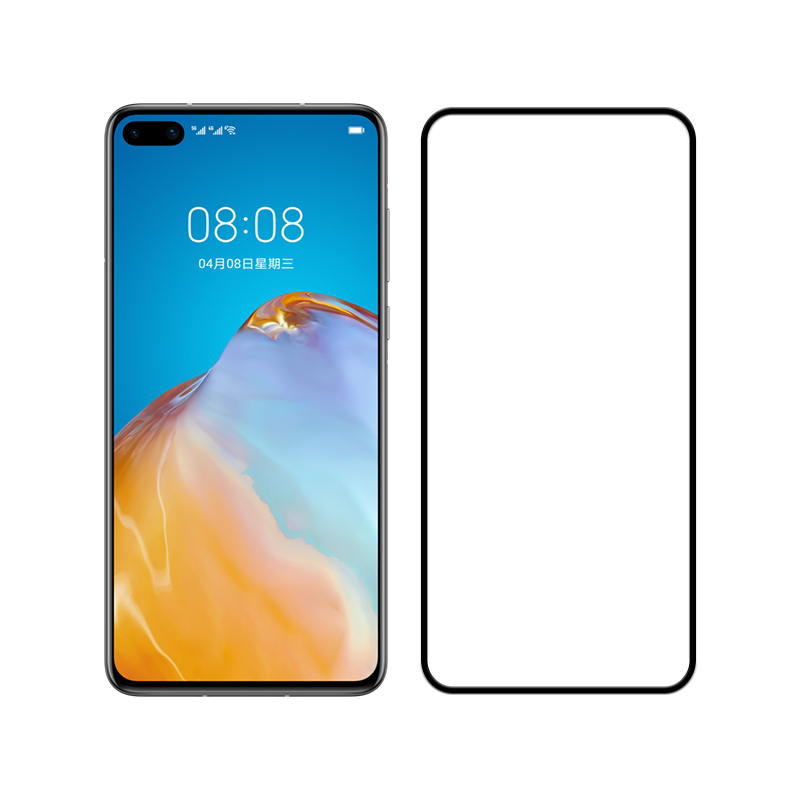 غشاء شاشة زجاجي مقوى ممتاز 9H لواقي شاشة Huawei P40