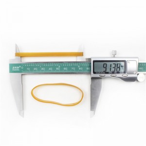 الشركة المصنعة حسب الطلب اتسعت الشريط المطاطي الصناعي الأصفر الشفاف المقاوم للحرارة العالية