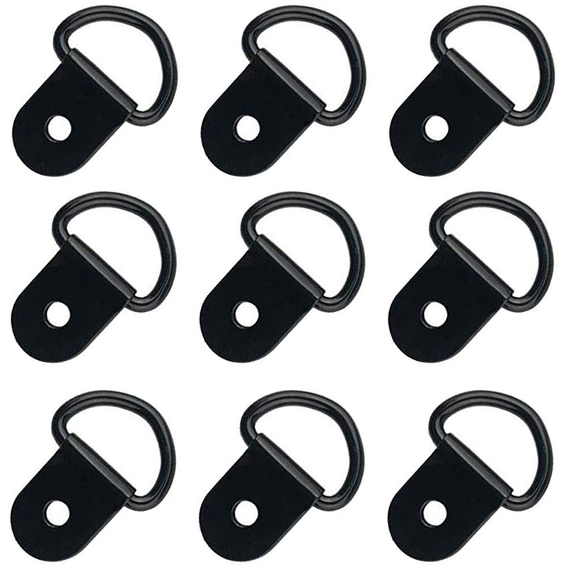 D-Ring Tow Downs، D-Rings Anchor Landing Ring for Loads On Trackers Trucks RV Cambers Vans ATV SUV القوارب الدراجات النارية وما إلى ذلك المركبات الثقيلة ربط الدائري مع تصاعد قوس