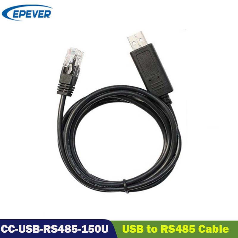 كبل الاتصالات Epever CC-USB-RS485-150U USB إلى PC RS485 ل EPEVEVER EPSOLAR TRACER A TRACER BN TRIRON XTRA Series MPPT SOLA