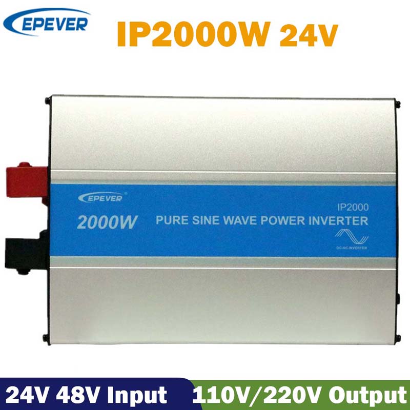 Epever ipower2000W الطاقة الشمسية خارج الشبكة خيوط جيبية موجة العاكس 24VDC 110V120V 220V230V شاحن الطاقة الشمسية inversor 50HZ 60HZ