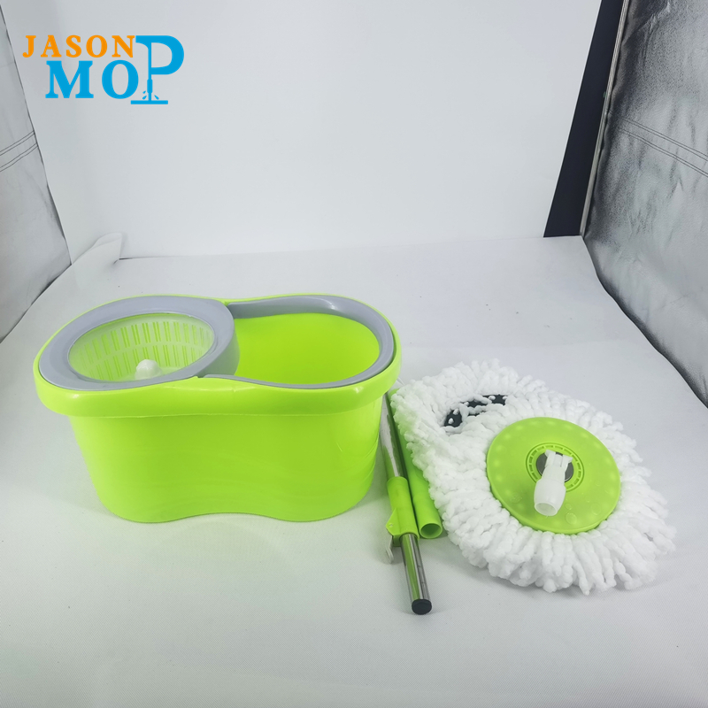 Jason Microfiber Spin MOP 360 سهلة الدورية ممسحة دلو السحر الطابق التنظيف الغزل ممسحة والدلو