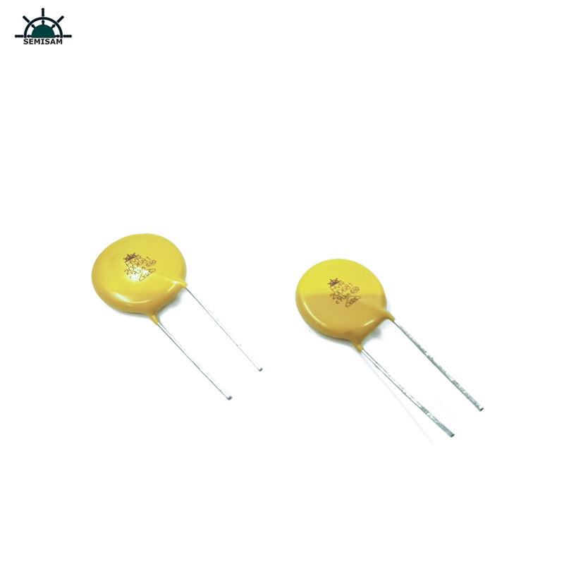 الصين مصنع الأصلي، الأصفر سيليكون mov 20mm 20d681 680 فولت zov varistor mov for الحمل الزائد