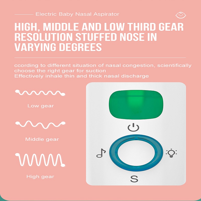 شفط الأنف الكهربائية للطفل التلقائي المخاط مصاصة للأطفال الصغار بطارية تعمل بالطاقة مصاصة البشرة للرضع