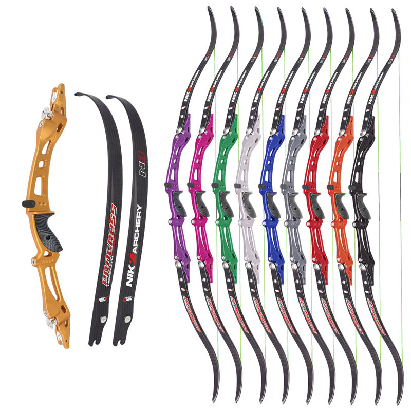 Nika Archery ET-8 RH ILF N3 أطراف الكربون 68 بوصة الرماية recurve القوس