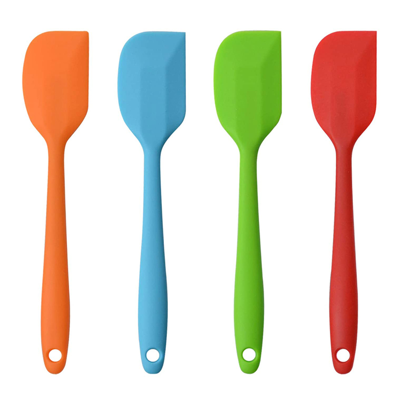 silicone spatulas، مقاومة للحرارة كاشطات مرنة غير عصا، أداة خلط الخبز