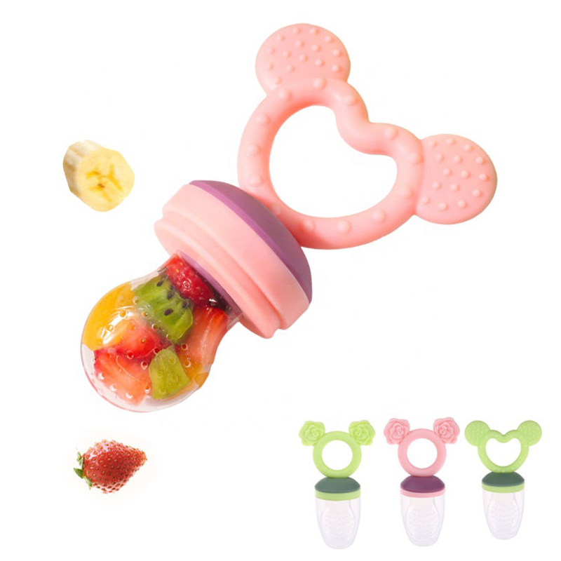 سيليكون الطفل الفاكهة الغذاء مصاصة مصاصة، لعبة الرضع الفاكهة teether teether