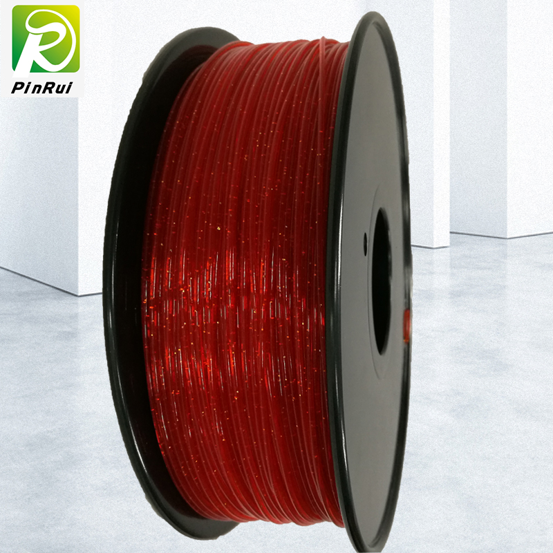 Pinrui طابعة 3D 1.75mm Pla ساطع خيوط بريق تألق للطابعة 3D