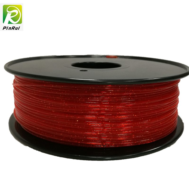 Pinrui طابعة 3D 1.75mm Pla ساطع خيوط بريق تألق للطابعة 3D