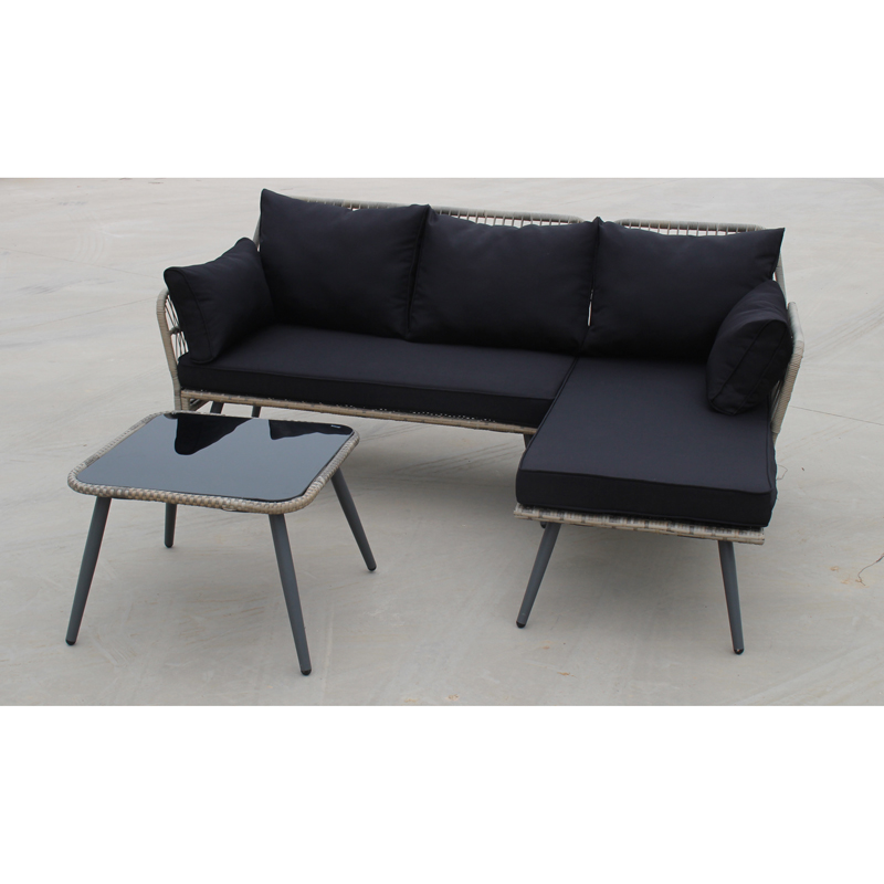 Steel 3pcs KD Sofa Set N-005kd