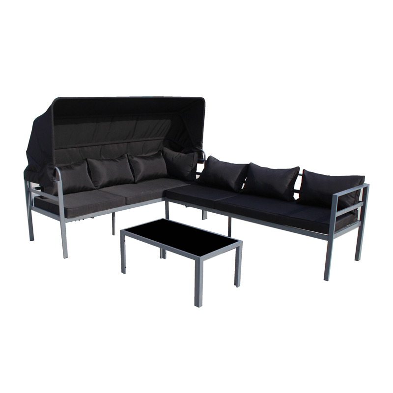 Steel 3pcs KD Sofa Set N-014kd