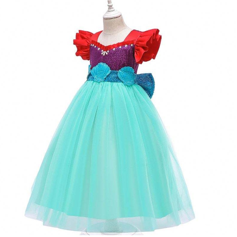 Baige Kids Mermaid Ariel Princess Girl Dress Halloween Performan