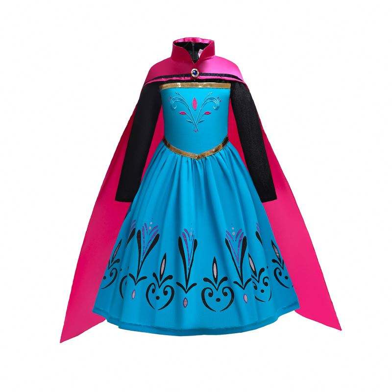 Baige Christmas Halloween Party Virts for Kids Princess Anna Elsa Cosplay Costume Baby Play Play Costume